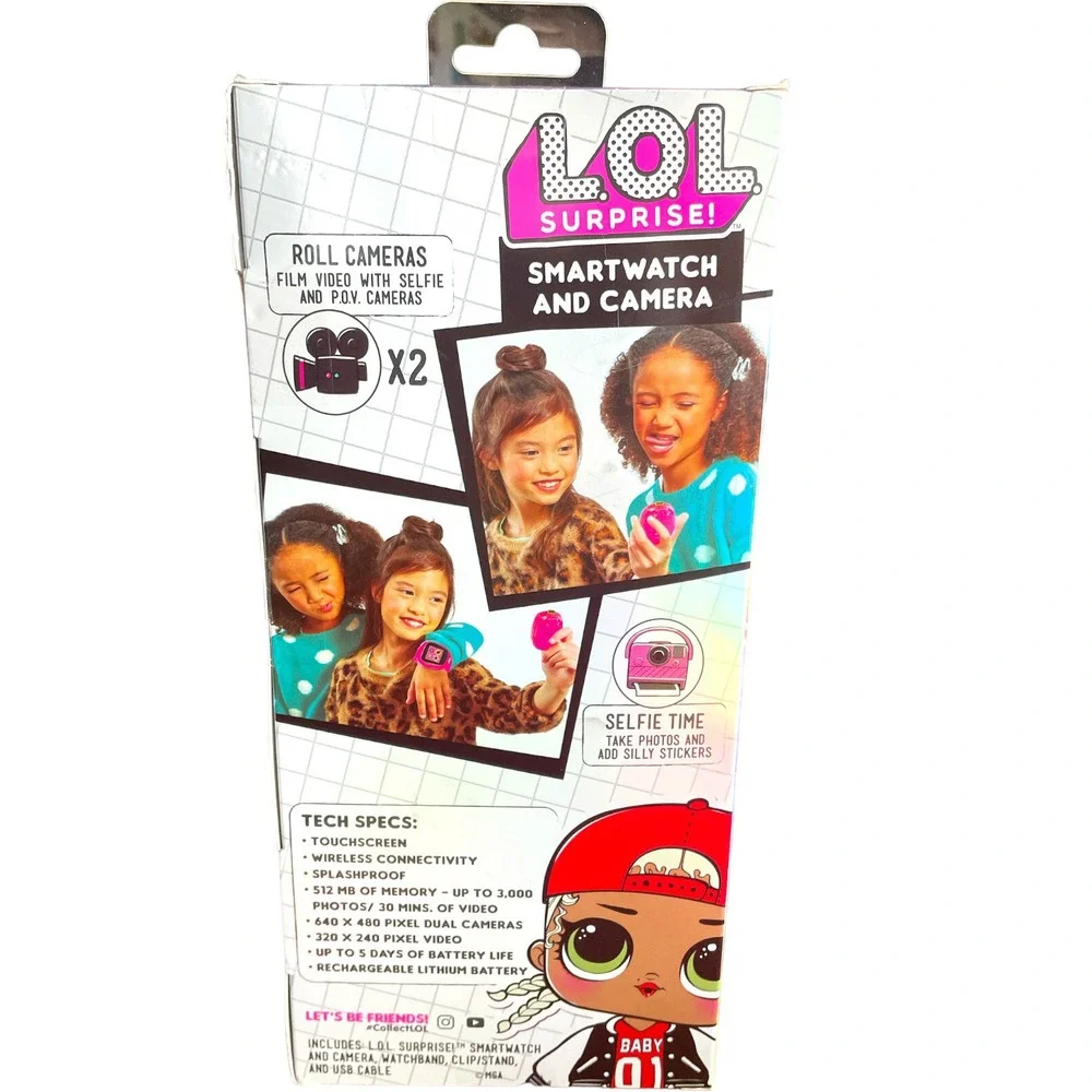 New Interactive LOL Kids Smart Watch Camera & Game‎ Wireless Connectivity